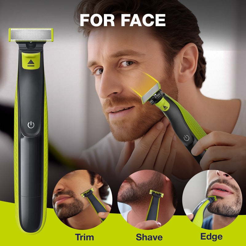 ✔ Replacement Blades ⏰360° Flex Blade USB-A Grooming Trimmer Pro