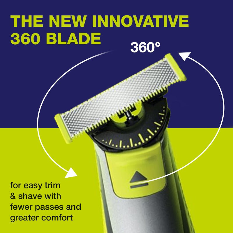✔ Replacement Blades ⏰360° Flex Blade USB-A Grooming Trimmer Pro