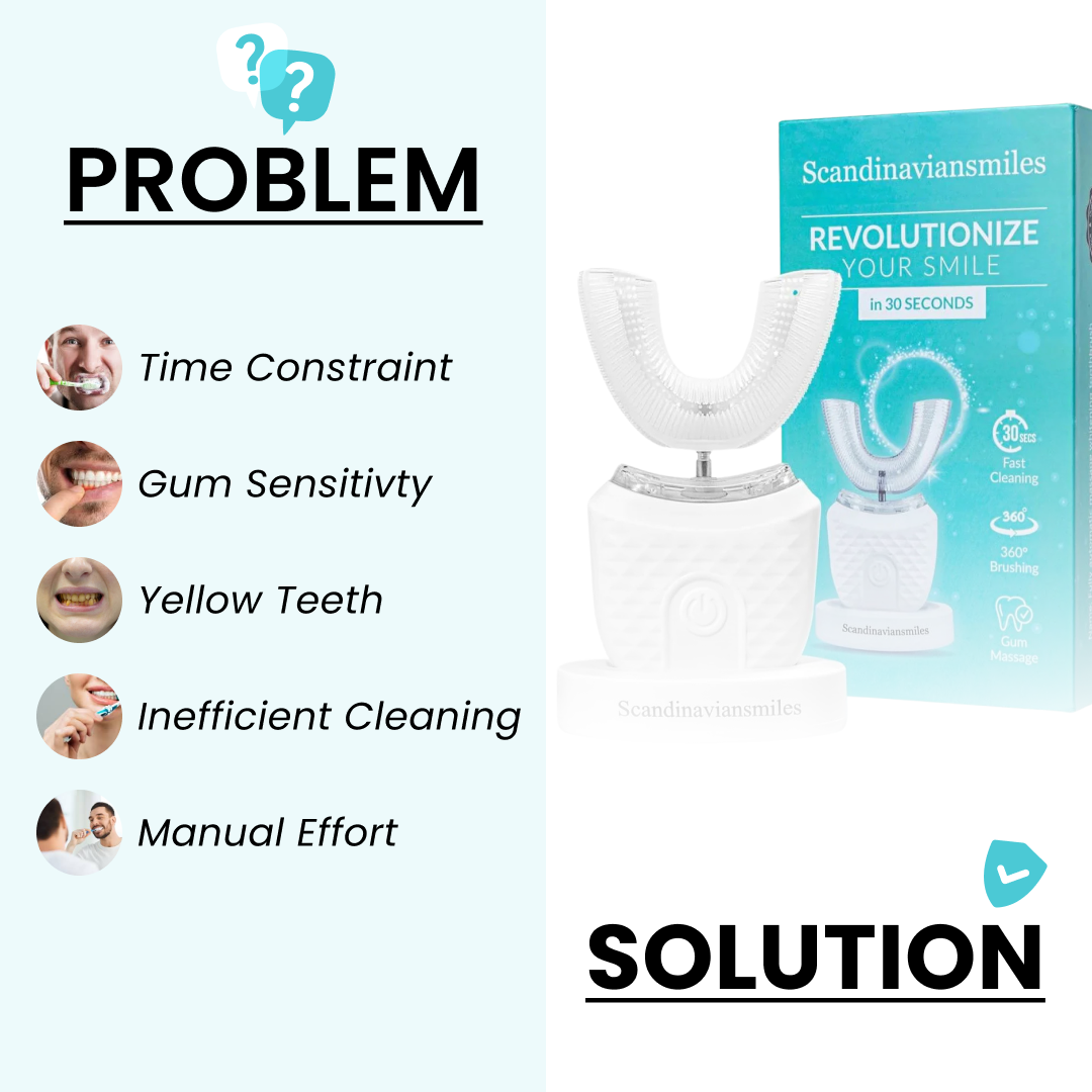 🎁 Buy 1, Get 1 FREE The Oral Care Revolution — Brush Smarter, Not Harder 🦷