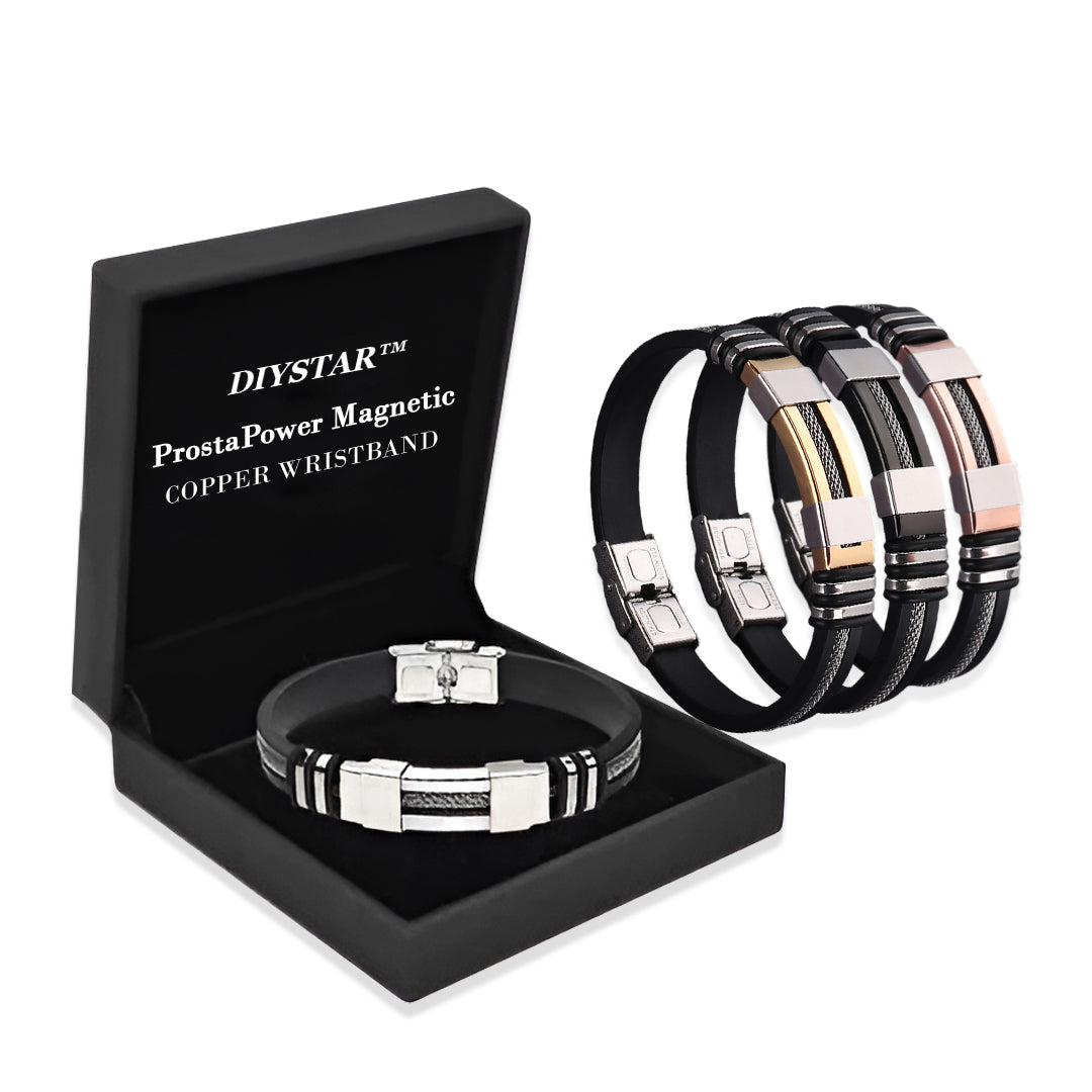 (Limited Time Discount 🔥 Last Day) DIYSTAR™ ProstaPower Magnetic Copper Wristband