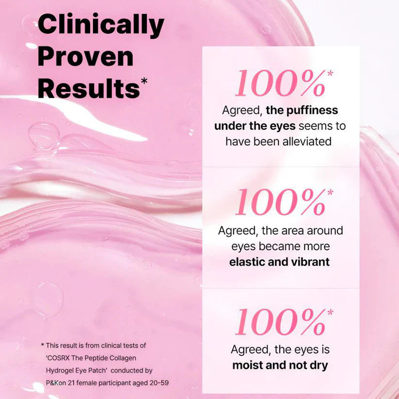 🌺 Last 3 Hours 50% OFF  ✨ BUY 1 GET 1 🔥 The Peptide Collagen Hydrogel Eye Patch