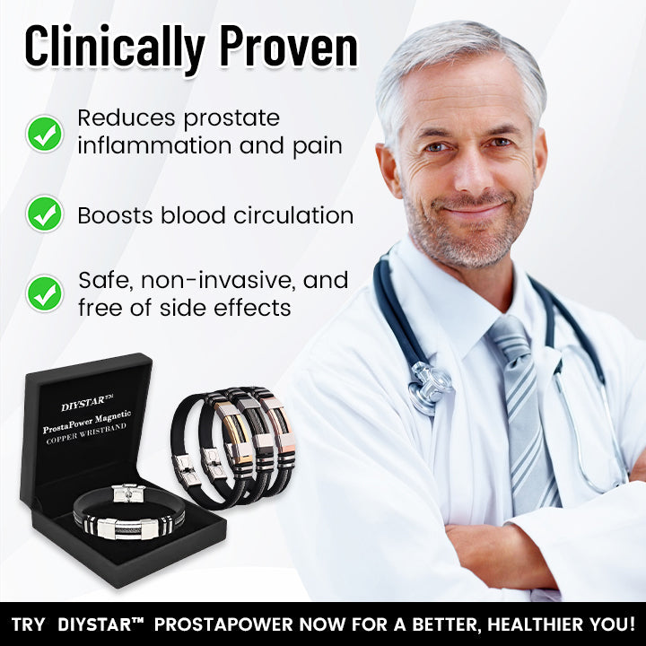 (Limited Time Discount 🔥 Last Day) DIYSTAR™ ProstaPower Magnetic Copper Wristband