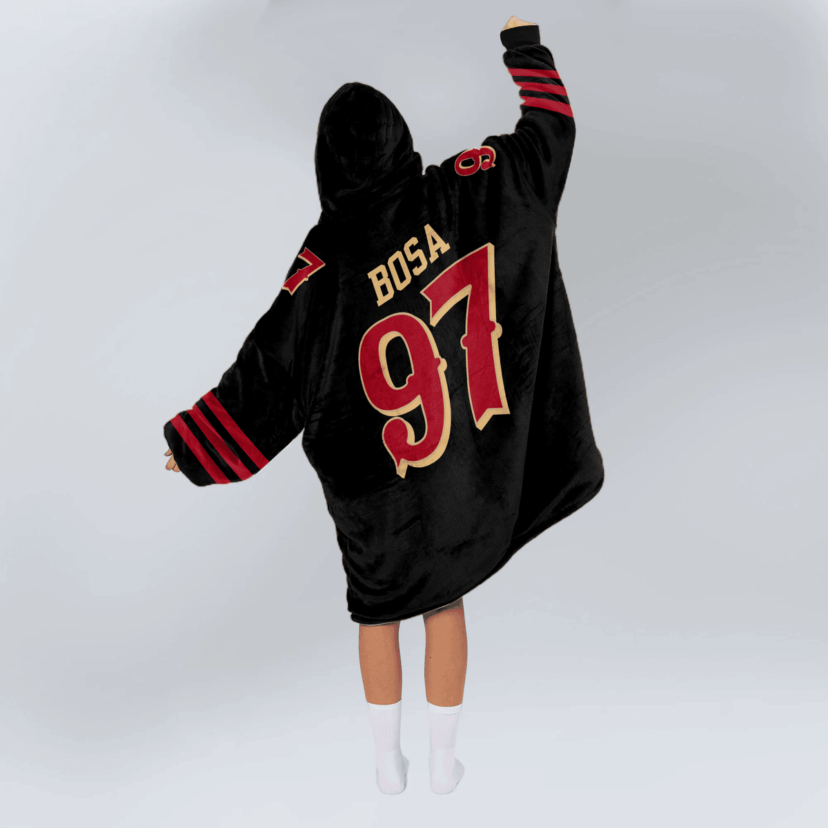San Francisco Football Unisex Blanket Hoodie