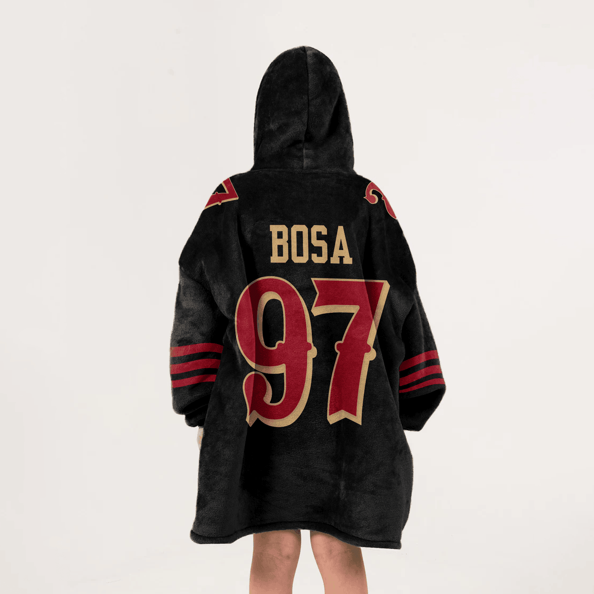 San Francisco Football Unisex Blanket Hoodie