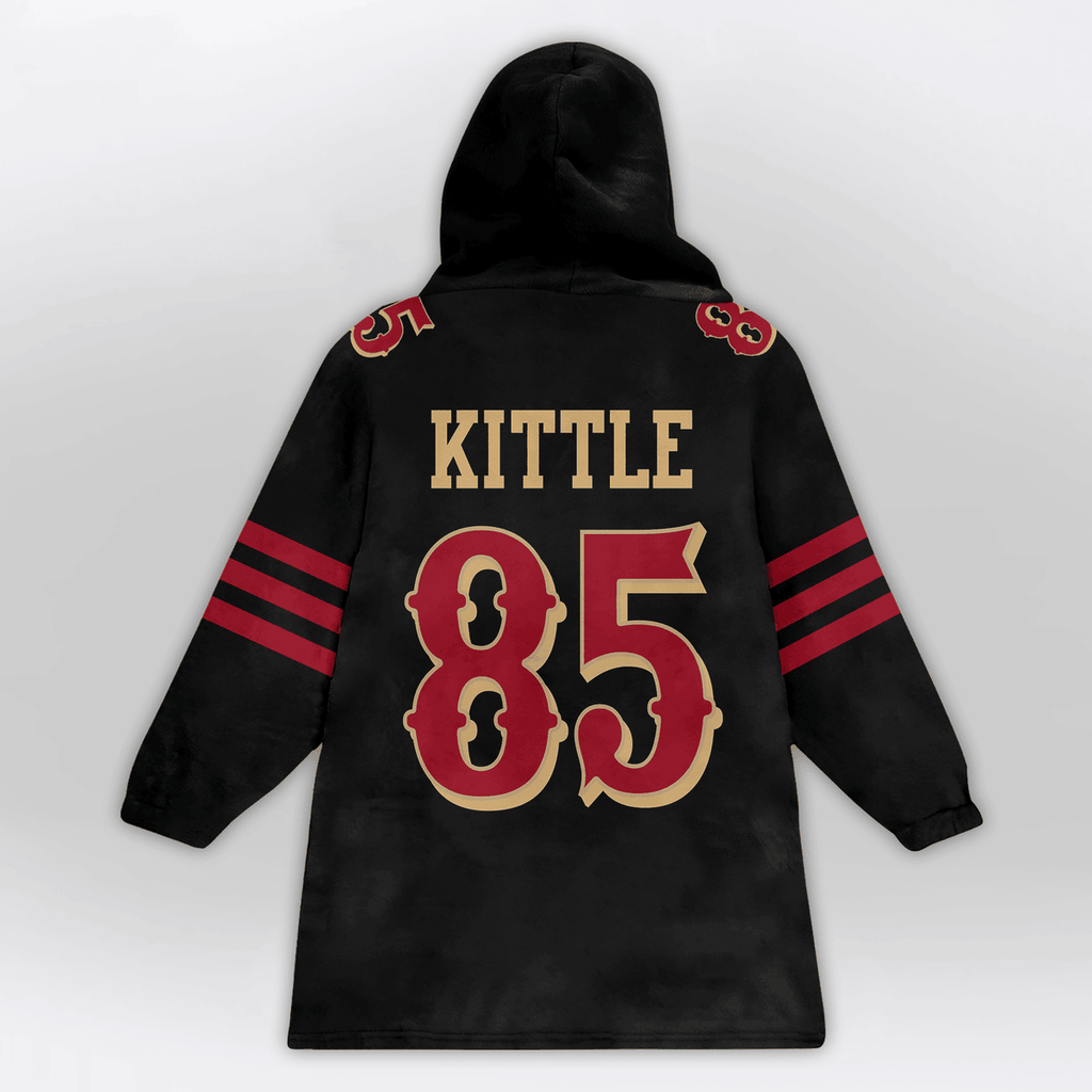 San Francisco Football Unisex Blanket Hoodie