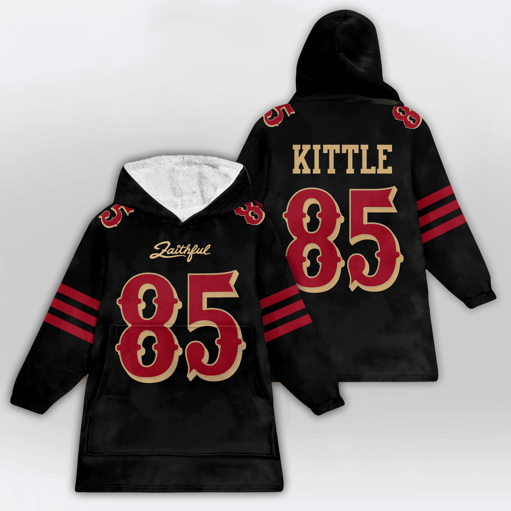 San Francisco Football Unisex Blanket Hoodie