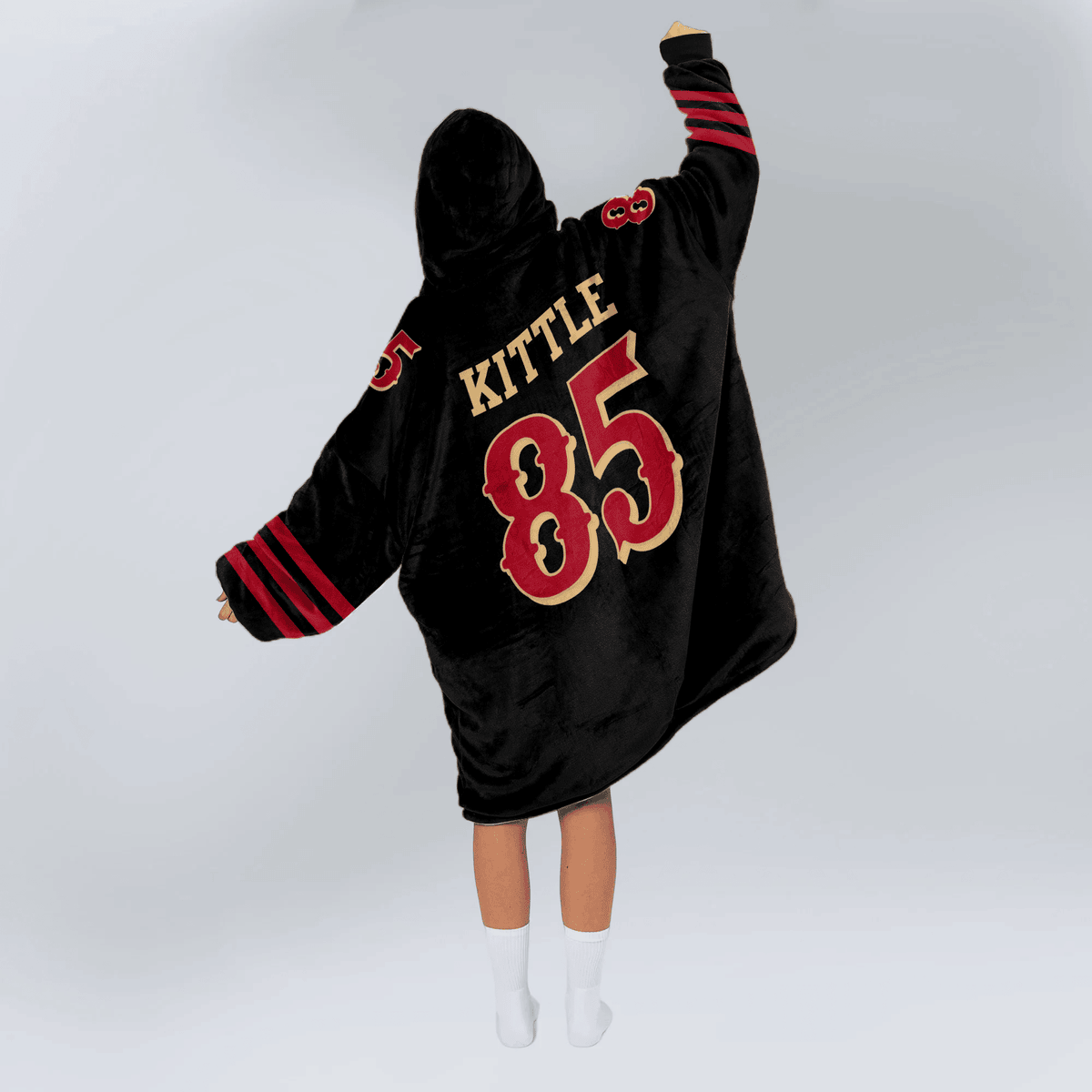 San Francisco Football Unisex Blanket Hoodie