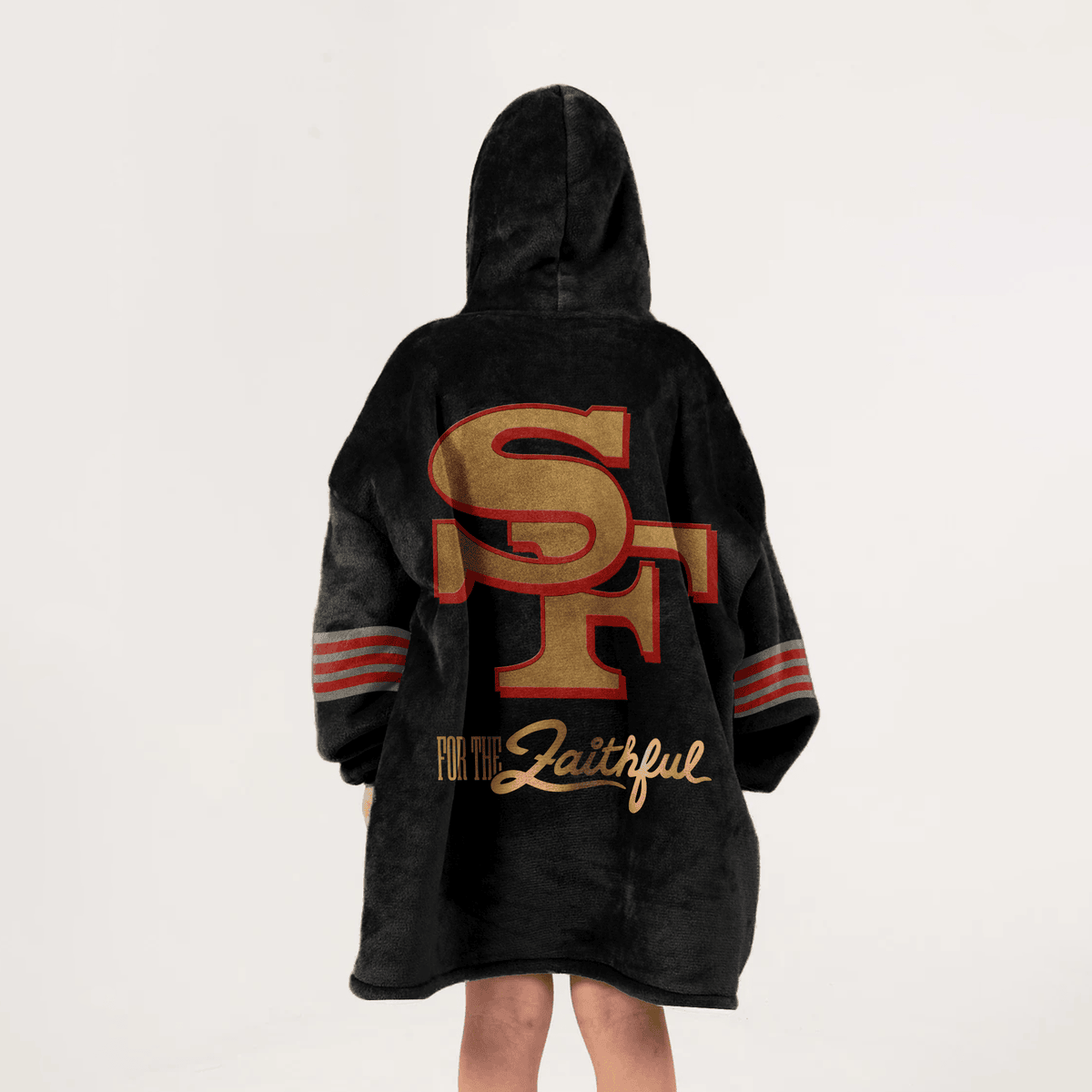 San Francisco Football Unisex Blanket Hoodie