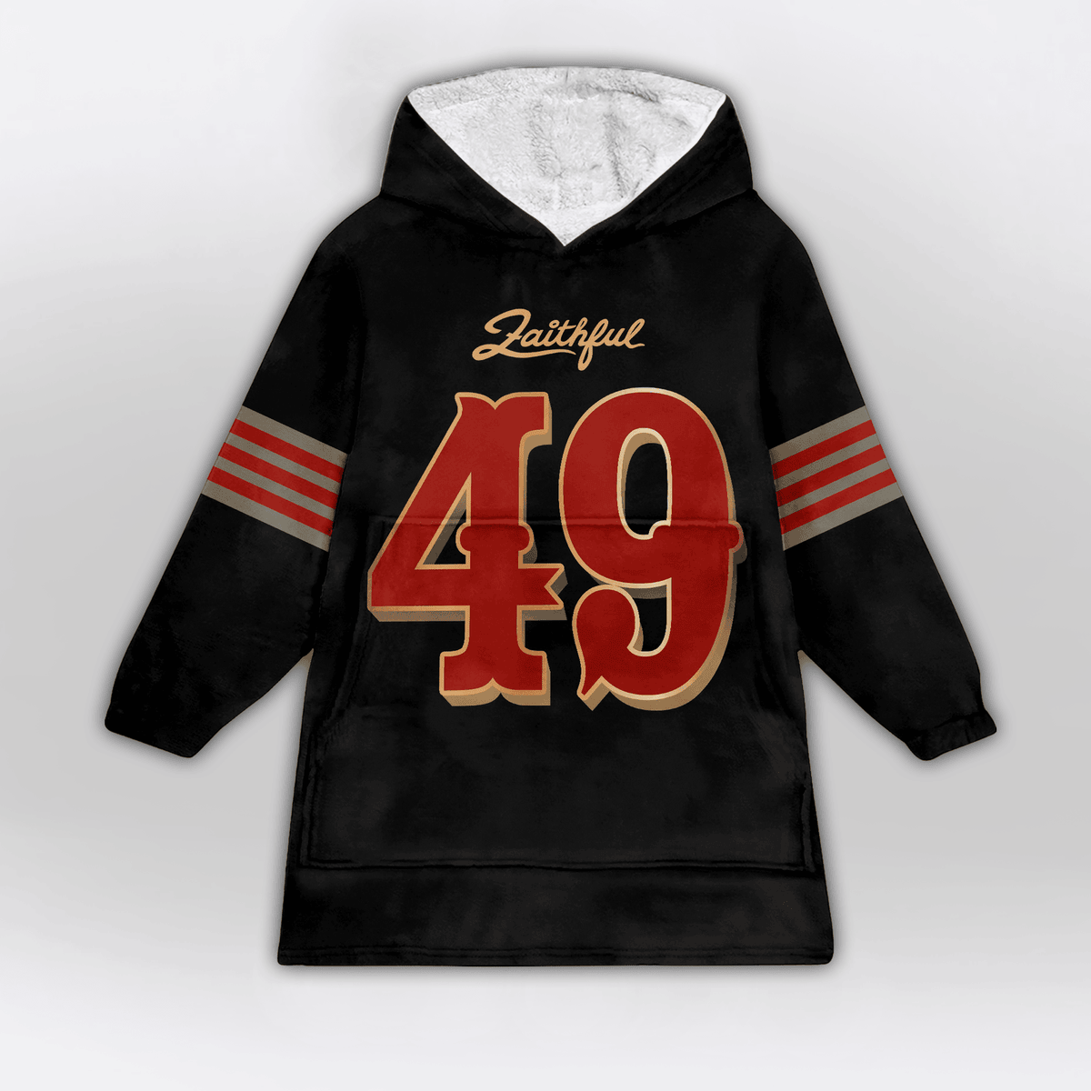 San Francisco Football Unisex Blanket Hoodie