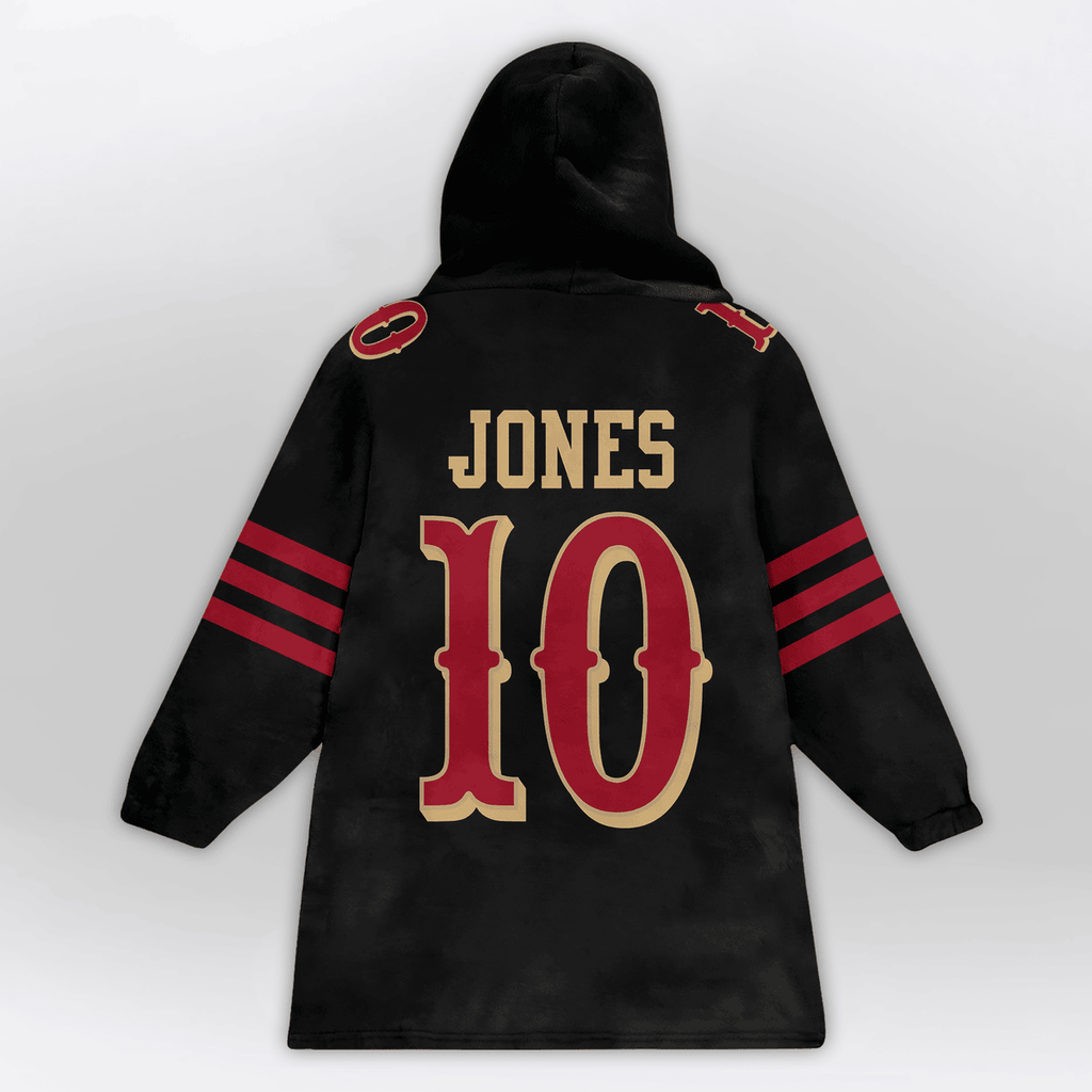 San Francisco Football Unisex Blanket Hoodie