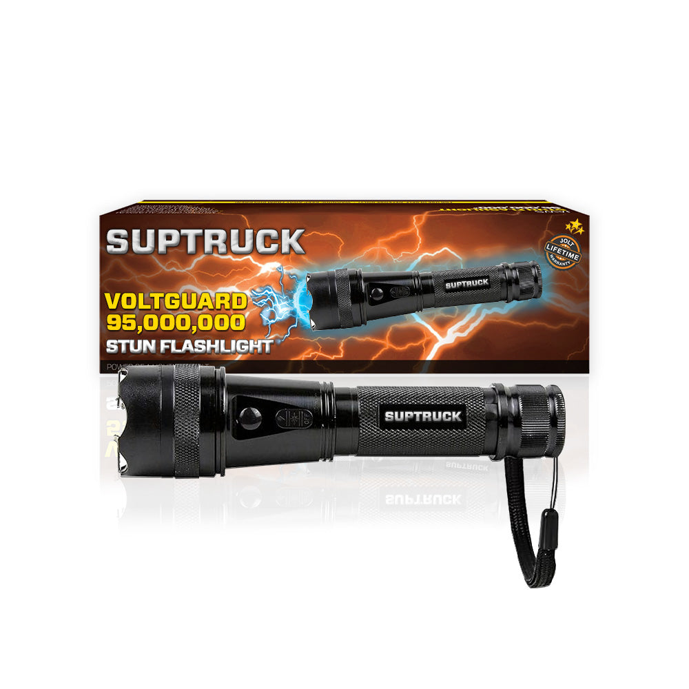 💥 LAST DAY FLASH SALE 75% OFF ️🔦 SUPTRUCK™ VoltGuard X95 Tactical Stun Flashlight ⚡ Light in Dark, Power in Danger