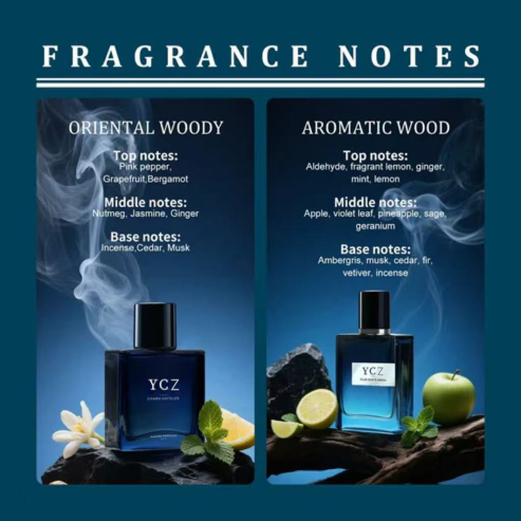 💖💖TIKTOK is hot selling: 60%OFF🔥Gentlemen’s Fragrance Set with Marine Perfume & Club Gent’s Aroma
