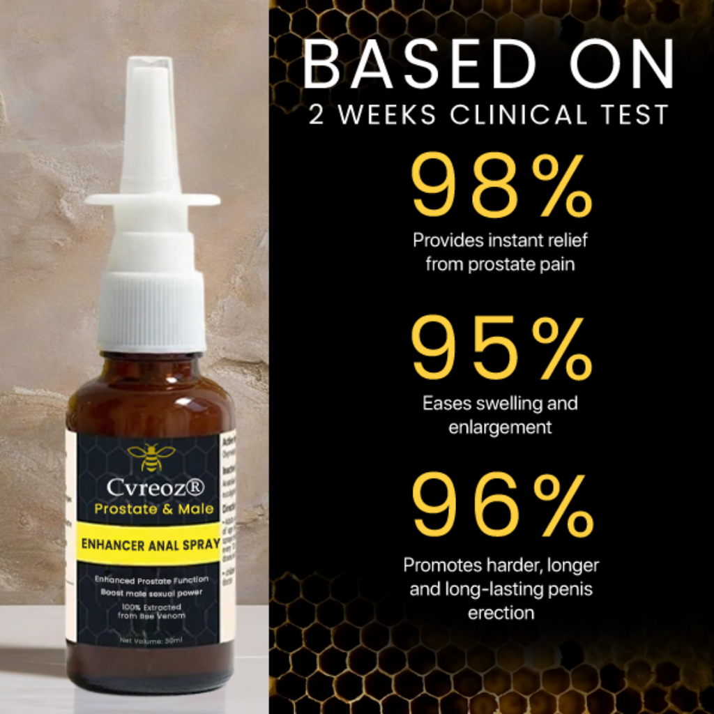 🔥The FDA-Approved Solution | Cvreoz® Prostate & Male Enhancer Anal Spray 20,000+ Users Reclaim Their Comfort✅