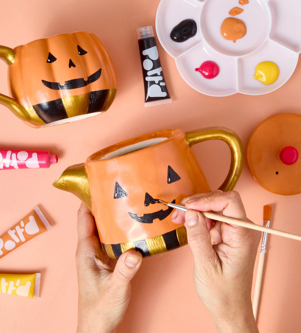 🎃 Halloween DIY Pumpkin Mug Pair – Buy More, Save More!