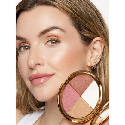 🥂Last 3 hours 60% off⏰eye & cheek palette - eyeshadow and highlighter makeup (with Detachable Brush)