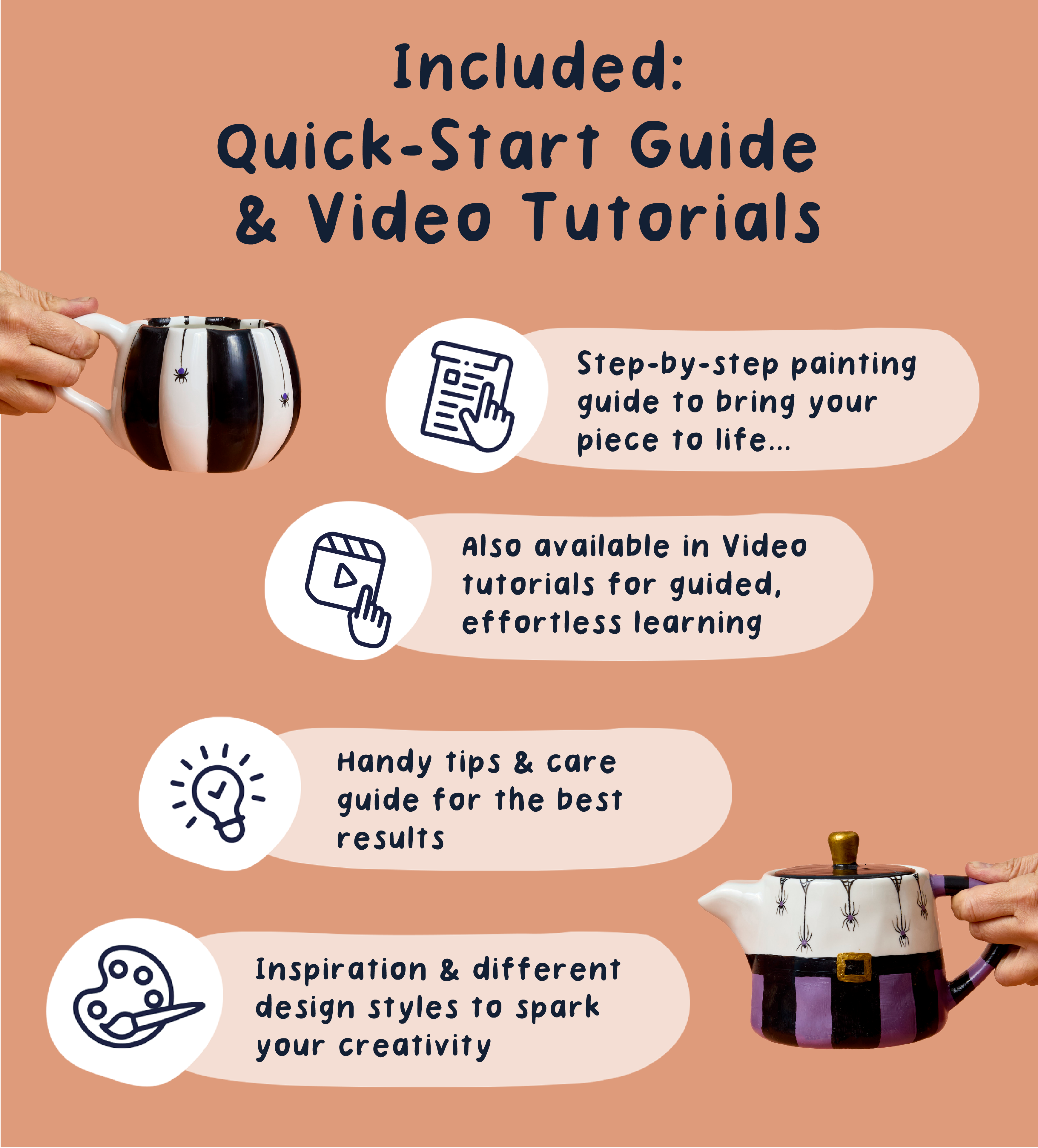 🎃 Halloween DIY Pumpkin Mug Pair – Buy More, Save More!