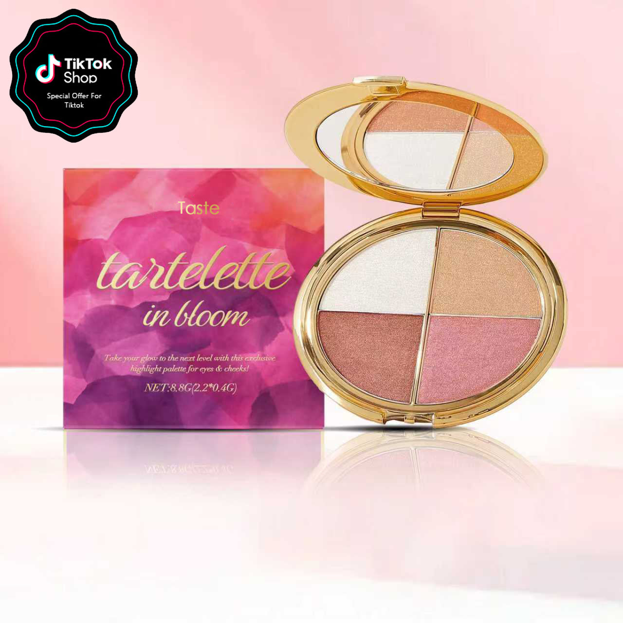 🥂Last 3 hours 60% off⏰eye & cheek palette - eyeshadow and highlighter makeup (with Detachable Brush)