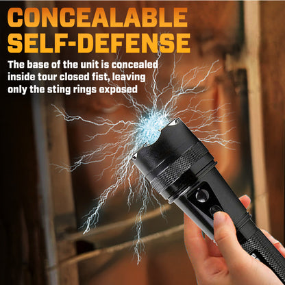 💥 LAST DAY FLASH SALE 75% OFF ️🔦 SUPTRUCK™ VoltGuard X95 Tactical Stun Flashlight ⚡ Light in Dark, Power in Danger