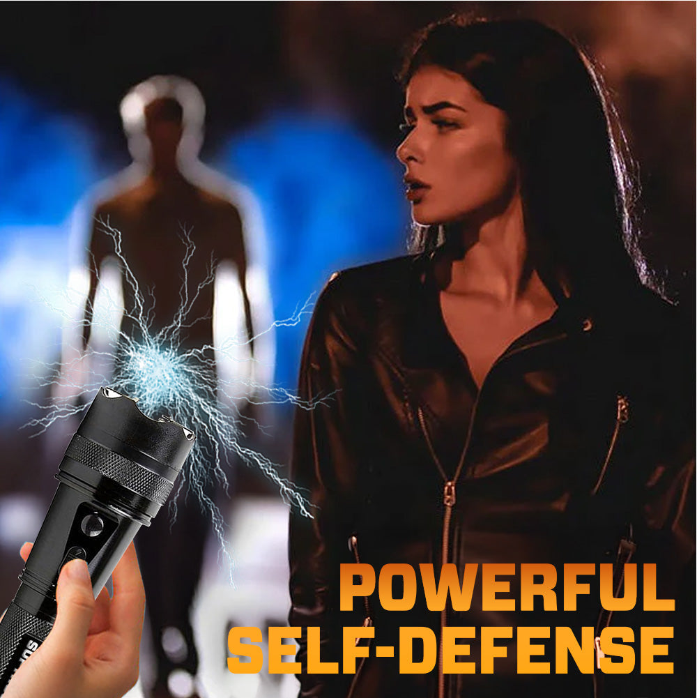 💥 LAST DAY FLASH SALE 75% OFF ️🔦 SUPTRUCK™ VoltGuard X95 Tactical Stun Flashlight ⚡ Light in Dark, Power in Danger