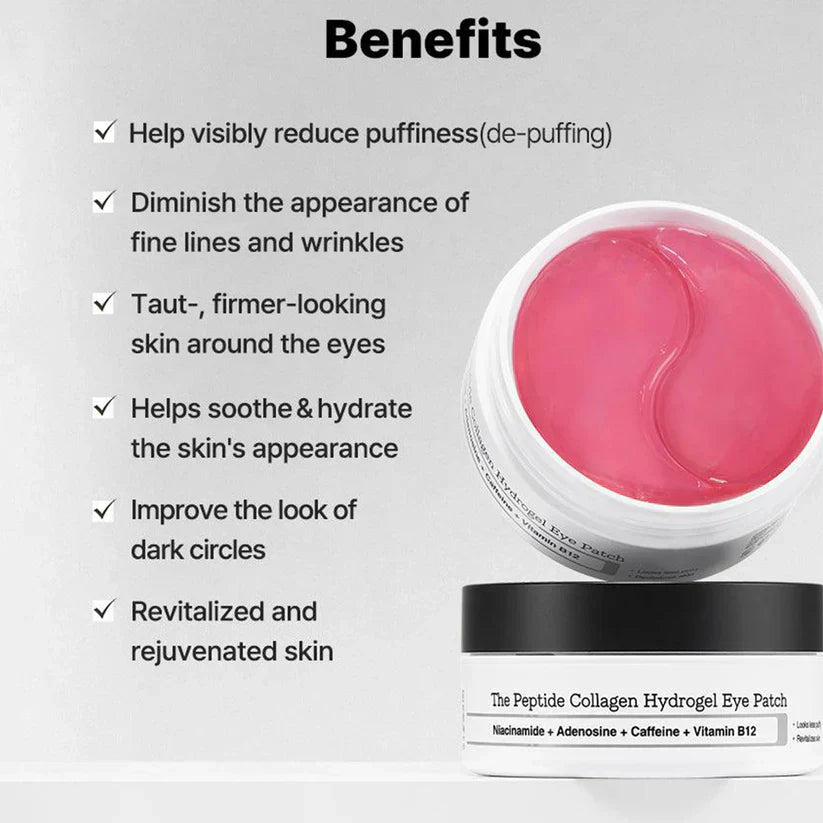 🌺 Last 3 Hours 50% OFF  ✨ BUY 1 GET 1 🔥 The Peptide Collagen Hydrogel Eye Patch