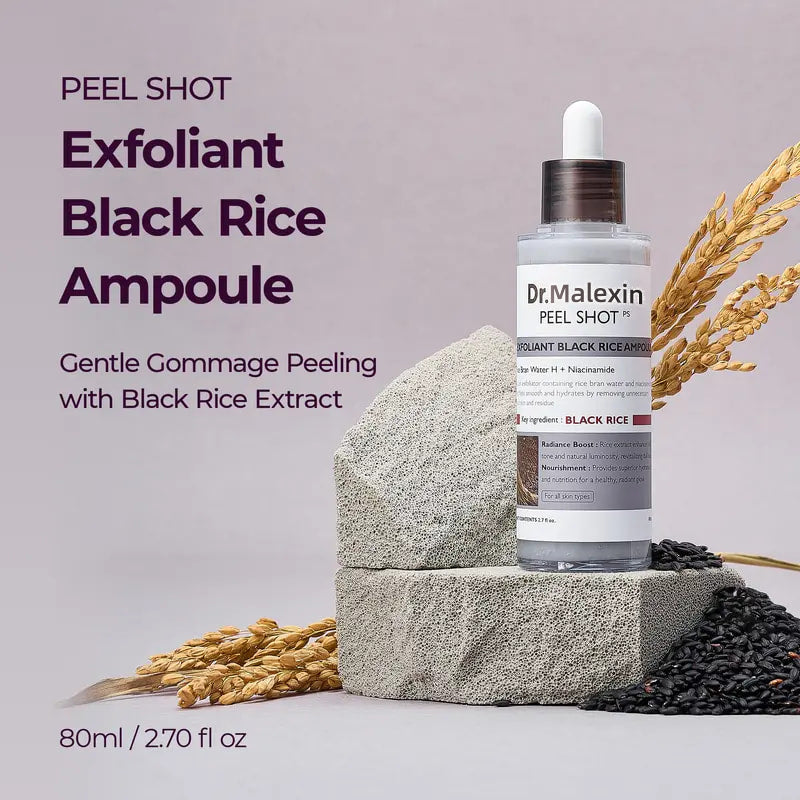 🏆Dr.Malexin Peel Shot Glow Rice Ampoule Duo