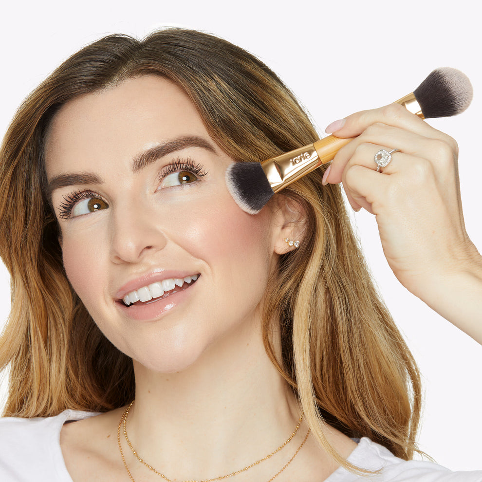 double-ended cheek brush