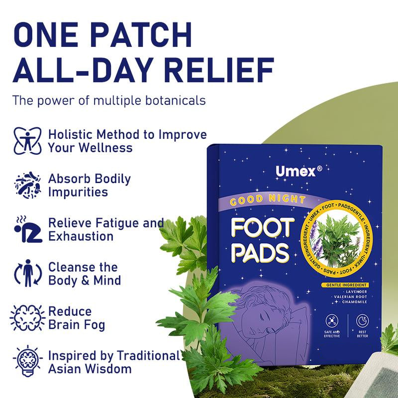 Deep Relaxing Foot Patches 🌿 — Relieve Stress & Sleep Better Tonight!