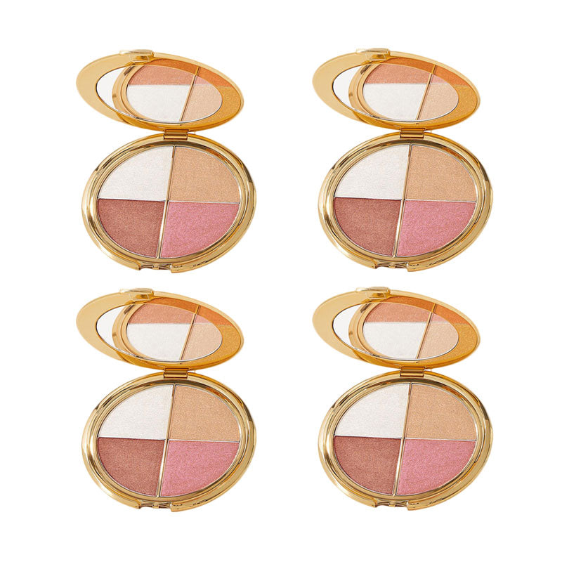 🥂Last 3 hours 60% off⏰eye & cheek palette - eyeshadow and highlighter makeup (with Detachable Brush)