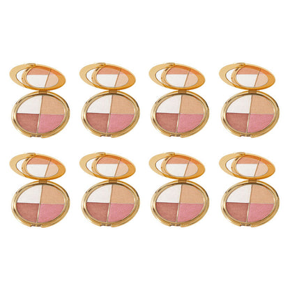 🥂Last 3 hours 60% off⏰eye & cheek palette - eyeshadow and highlighter makeup (with Detachable Brush)